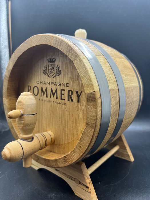 Tynnyri (1) - Puinen 3 litran tynnyri kunnianosoituksena Pommery Champagnelle - Puu