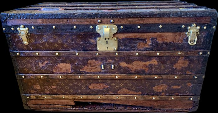 louis vuitton luggage antique
