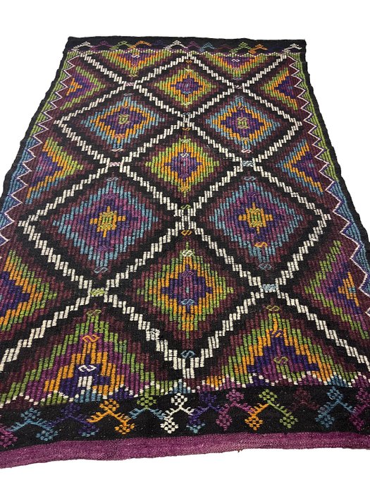 乌沙克手工编织 - 凯利姆平织地毯 - 320 cm - 200 cm