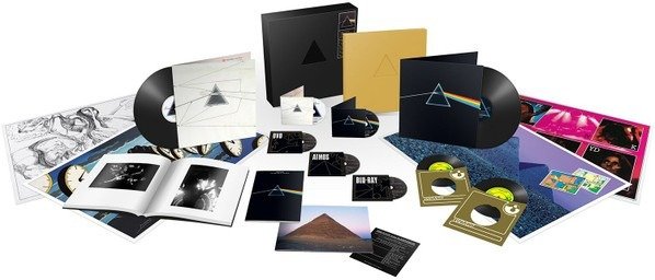 Pink Floyd - The Dark Side Of The Moon (50th Anniversary Edition Box Set) || Super Deluxe || Limited Edition - Conjunto de LPs em caixa - 2023