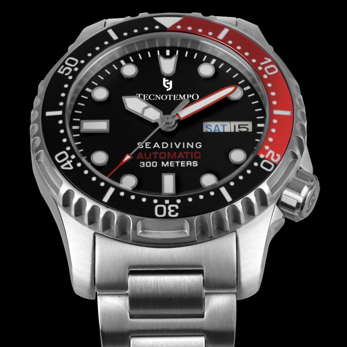 Tecnotempo® - Automatic "Seadiving" 300M - 40mm - Limited Edition - TT.300SD.BR - Hombre - 2011 - actualidad