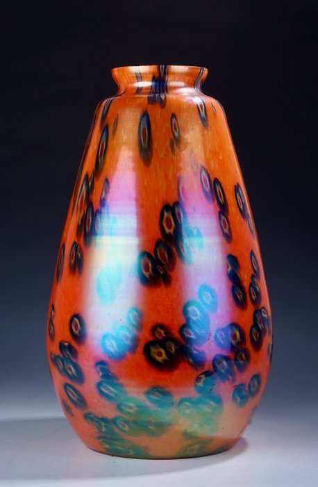 Wilhelm Kralik Sohn - 带 Kralik Millefiori 装饰的花瓶 -1930 年代