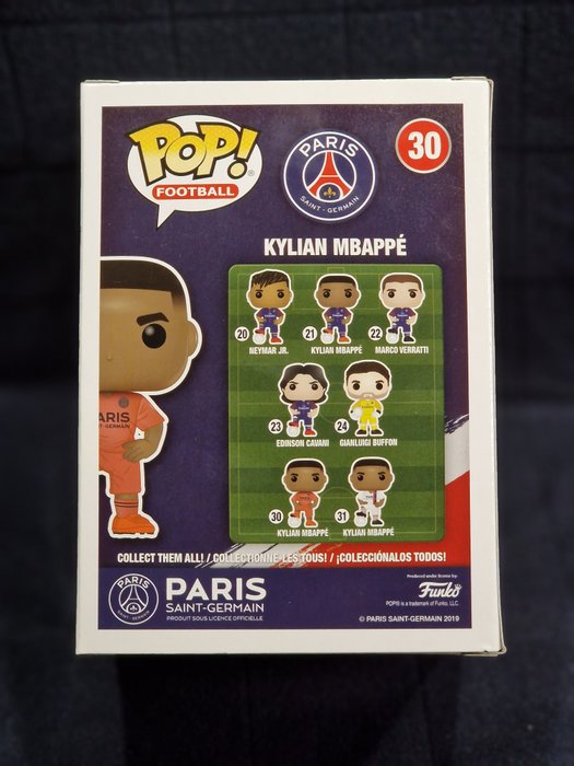 Funko POP! Soccer Kylian Mbappe PSG Paris Saint Germain Away Kit