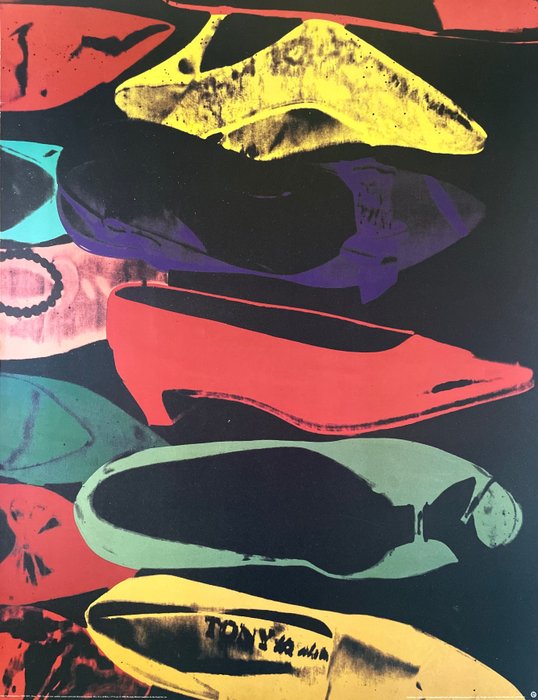 Andy Warhol (after) - Shoes (XL Size) - TeNeues licensed offset print - 1980s