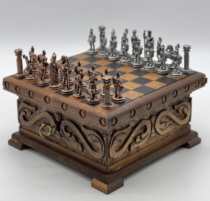 Handmade - Zestaw szachowy - Drewno