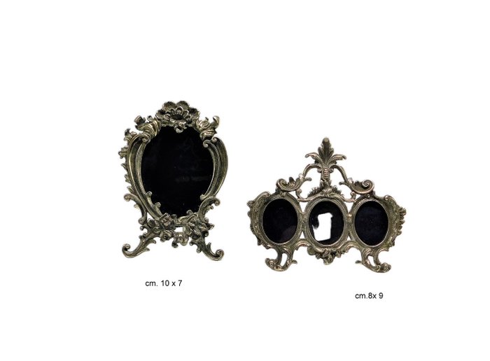 Photo frames (2) - .800 silver - Raspini - Algeria - 21st century