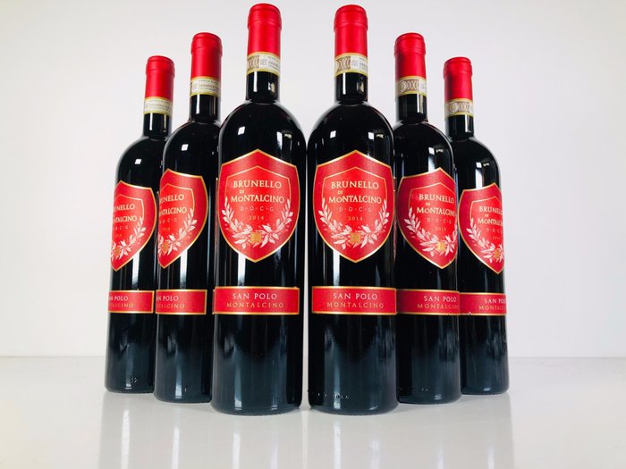 2014 Allegrini San Polo - Brunello di Montalcino - 6 Flasker  (0,75 l)