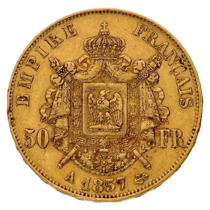 50 Francs Or 1857-A - Zf+