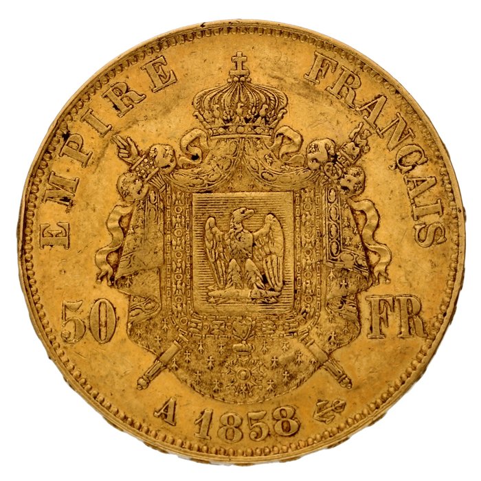 50 Francs Or 1858-A - Zf+
