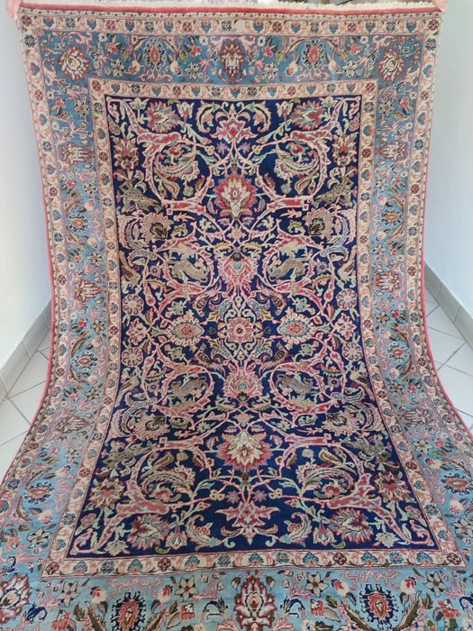 Isfahan gammel persisk - Tæppe - 216 cm - 140 cm