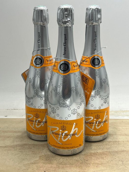 Veuve Clicquot Rich - Champagne Brut - 3 Bottles (0.75L)