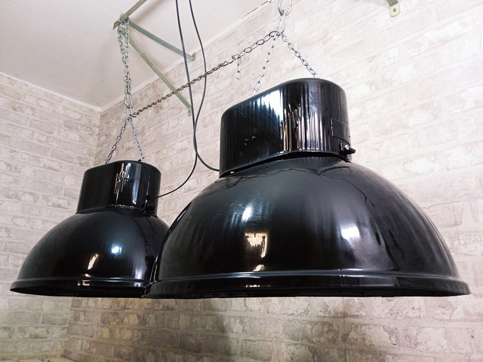 Mesko - Vintage Factory Lamp - Lámpara colgante (2) - ORP 2 - Acero, Aleación, Aluminio