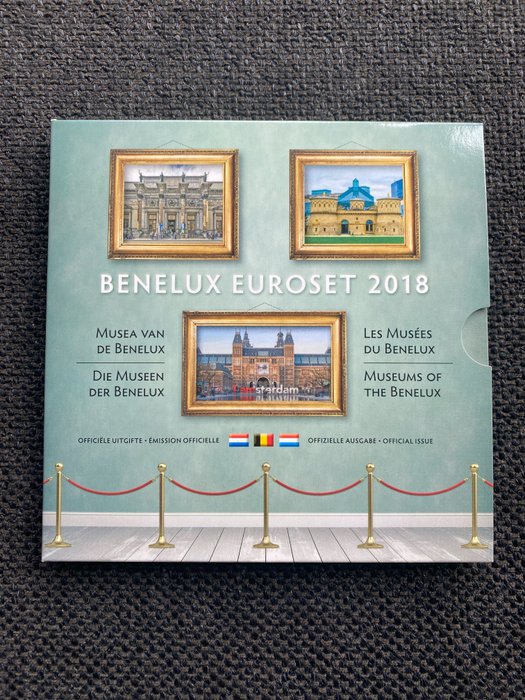 Benelux. BeNeLux set 2018 in blister  (Sans Prix de Réserve)