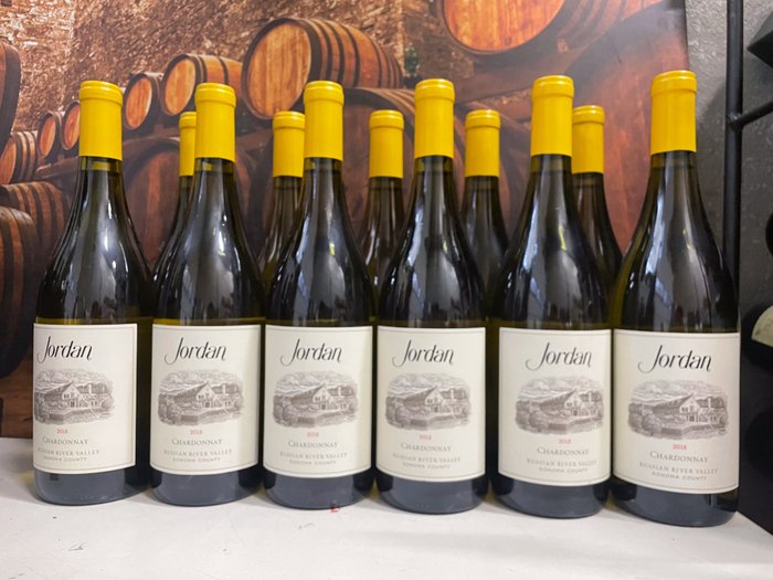 2018 Jordan Chardonnay Russian River Valley - 索诺玛谷 - 12 Bottles (0.75L)