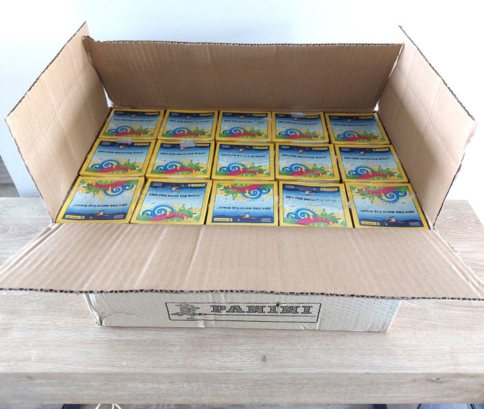 帕尼尼 - Brazil 2014 World Cup - 30 boxes (50 packs/box - 1500 packs) - 1 Case