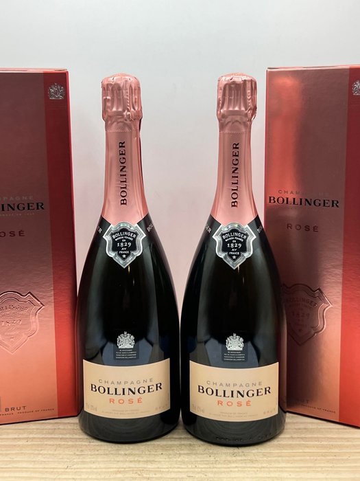 Bollinger, Rosé - Champagne - 2 Flaskor (0,75L)