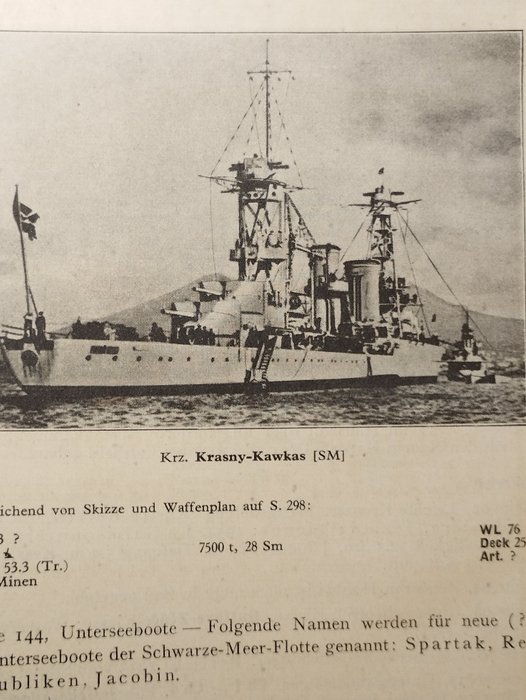 Weyer - Kriegsmarine Schiffserkennungshandbuch 1935 ''Weyers Taschenbuch'' - Schlachtschiffe,Kreuzer- - 1935 - 1935
