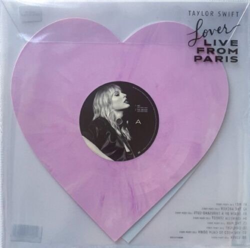 Taylor Swift - Lover (Live From Paris) - Heart Vinyl Limited - 2xLP Album  (double album) - 1st Pressing, Coloured vinyl, Heart Shape - Special Cut  Vinyl - 2023/2023 - Catawiki