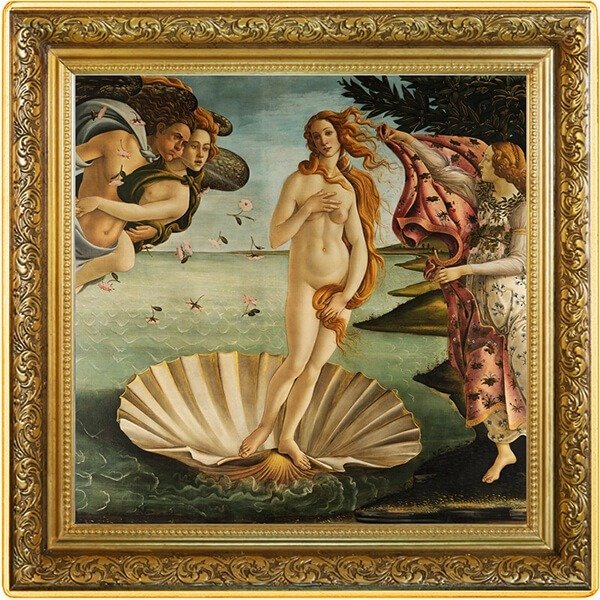 紐埃. 1 Dollar 2023 Birth of Venus Treasures of World Painting Proof Silver Coin 1 oz (999)