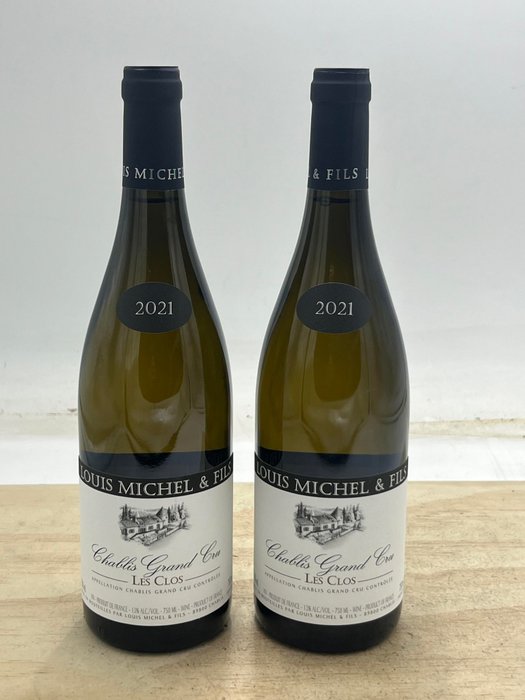 2021 Chablis Grand Cru "Les Clos" - Louis Michel & Fils - Chablis - 2 Bottiglie (0,75 L)