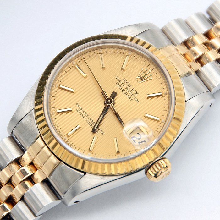 Rolex - Datejust 31 - Tapestry Champagne Dial - ref. 68273 - Women - 1990-1999