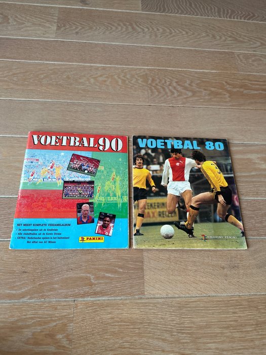 Panini - Voetbal 80 and 90 - 2 complete albums - 1980 - Catawiki