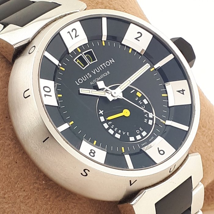 Louis Vuitton Q109G Power reserve automatic mens watch for $1,746