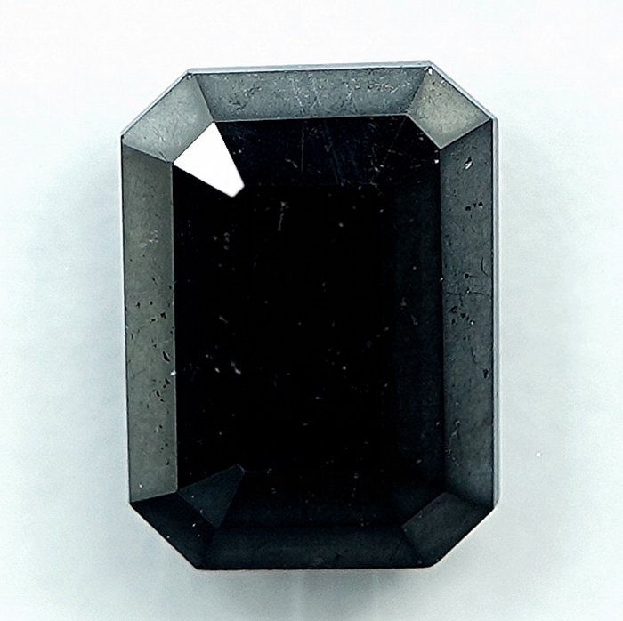 钻石 - 2.50 ct - 祖母绿 - Black - N/A