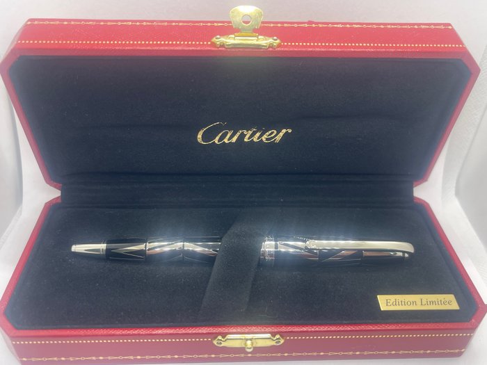 Cartier - Penna a Sfera Chiffres Con Numeri Romani In Edizione Limitata 1847 - Kuglepen