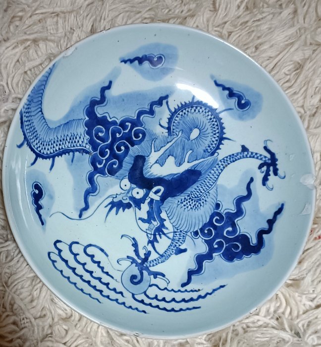 Hue porcelaine - 盘子 (1) - Daragon - 瓷
