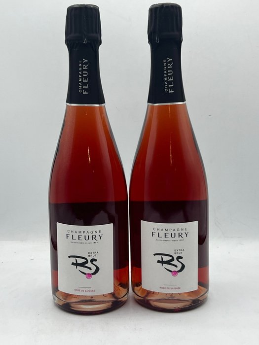Fleury Rosé de Saignée - Champagne Extra Brut - 2 Pullot (0.7 L)