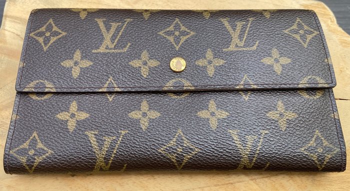 Louis Vuitton Clasp Wallet Portefeuille Viennois Brown Monogram