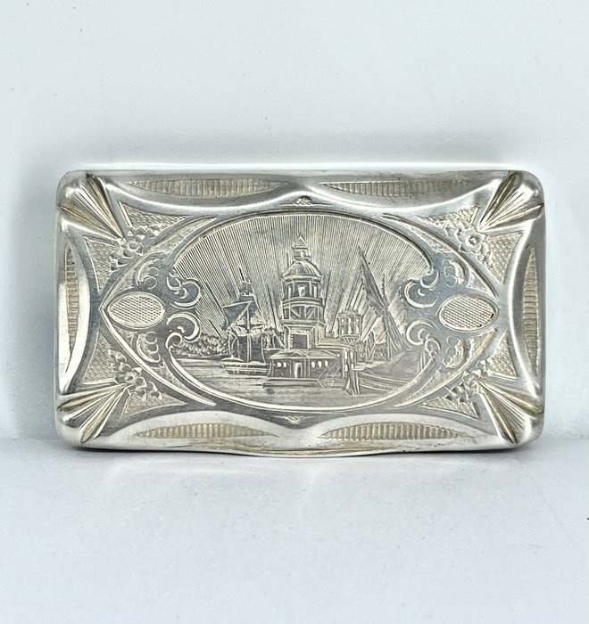 Deberghe Ernest - Caixa de rapé (1) - .950 prata