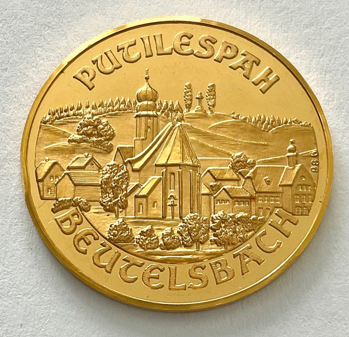 9,03 grams - 金 - 986/1000 - 1200 Jahre Beutelsbach