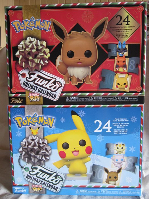 pokemon funko pop pops Advent Calendar Pokemon 2021 and 2023 - Poupée -  2020 and beyonf - Catawiki