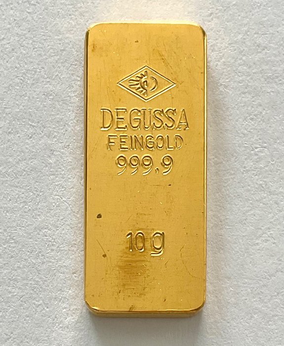 10 gramów - Złoto - Degussa