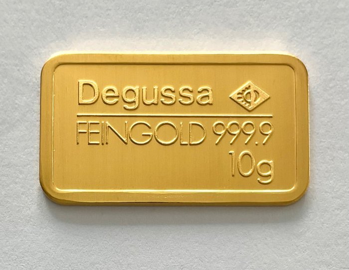 10 grame - Aur .999 - Degussa