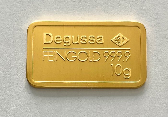 10 gramas - Ouro - Degussa