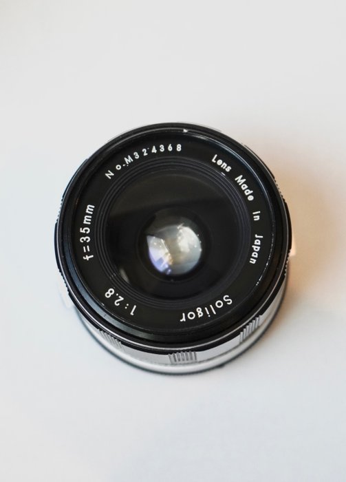 Soligor 35mm F/2.8 lens voor Miranda Bayonet Mount Analoge Kamera