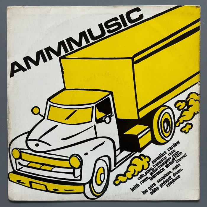 AMM - AMMMUSIC (1st mono pressing) - 	Modern Classical, Noise, Abstract, Experimental - LP Album - 1. Mono-Pressung - 1967/1967