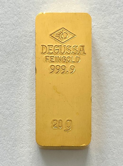 20 Gramm - Gold .999 - Degussa