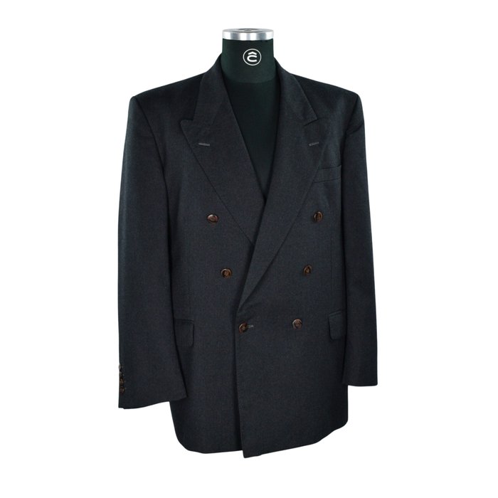 Yves Saint Laurent - Vintage Doublebreasted Charcoal Jacket