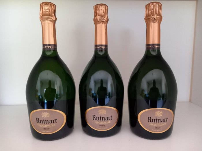 l) - de 3 Brut Flaschen Ruinart Ruinart, - Catawiki R Champagne - (0,75