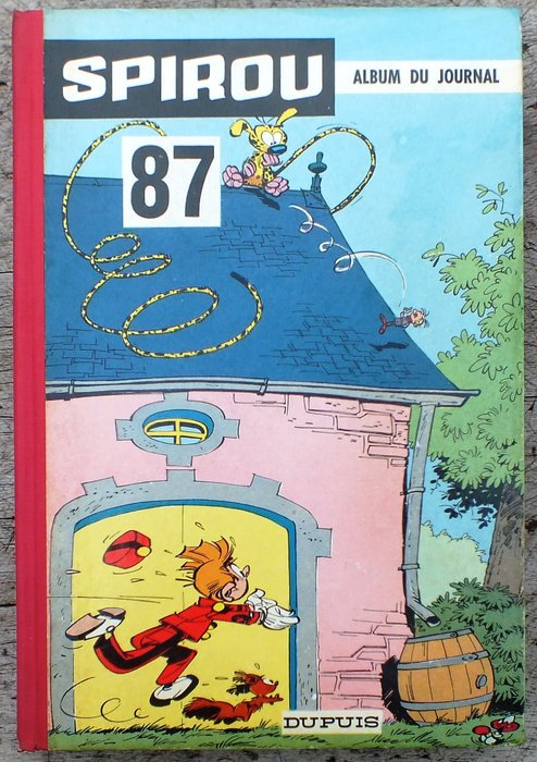 Spirou (magazine) - Reliure N°87 - Avec les mini-récits - Hardcover - Erstausgabe - (1962)