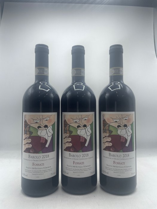 2018 Cesare Bussolo, Fossati - 巴罗洛 DOCG - 3 Bottles (0.75L)