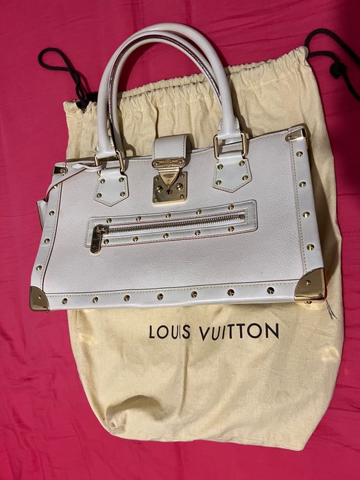 Authentic Louis Vuitton White Suhali Le Fabuleux 