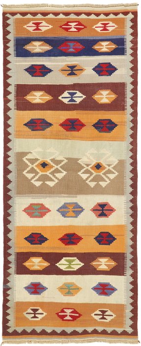 凯利姆平织地毯 - 245 cm - 92 cm