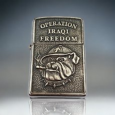 Limited Edition Zippo Lighter -OPERATION IRAQI FREEDOM 