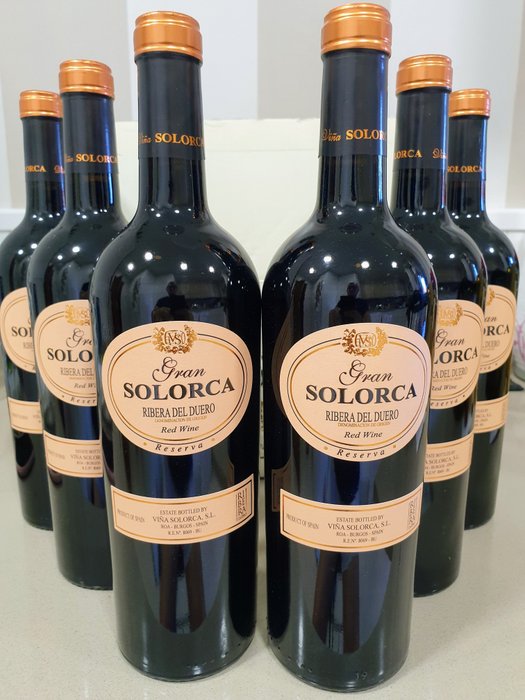 2018 Viña Solorca, Gran Solorca - Ribera del Duero Reserva - 6 Bottiglie (0,75 L)
