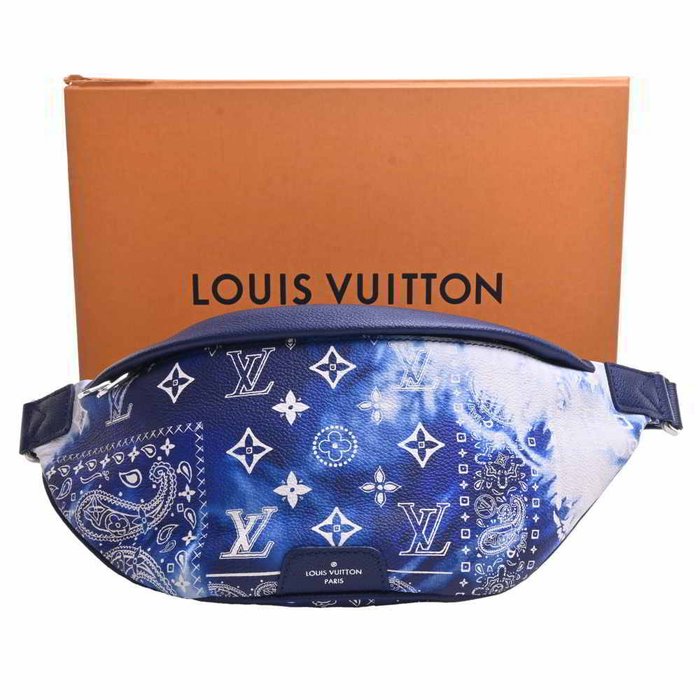 Louis Vuitton Monogram Bandana Printed T-Shirt Blue/White